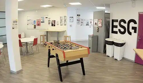 coin détente de l'Ecole de commerce ESG de RENNES