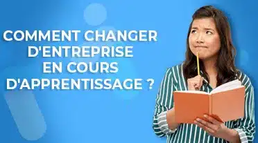 Jeune alternante se posant la question : comment changer d'entreprise pendant son alternance ?