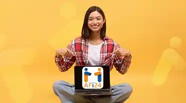 Etudiante heureuse, elle as trouvé son entreprise en alternance avec afi24