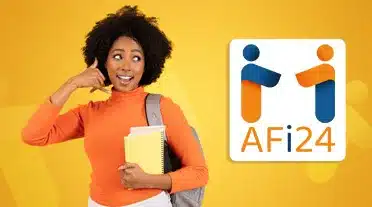 Etudiante appelant AFi24 pour avoir des infos sur l'aide à l'apprentissage