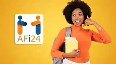 Etudiant qui appel AFi24 pour être bien coaché dans sont alternance