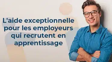 RH d'une TPE heureux de connaitre l'aide exceptionnel à l'apprentissage