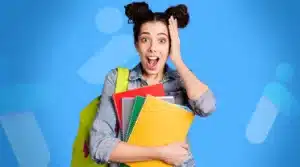 Jeune étudiant qui hallucine en voyant tout les avantage du master en alternance