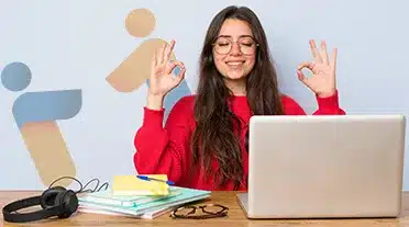 2tudiante super zen, elle as trouvé des aides à l'alternance qui vont vraiment l'aider