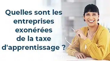 Jeunes entrepreneuse heureuse d'apprendre qu'elle est exonéré de taxe d'apprentissage