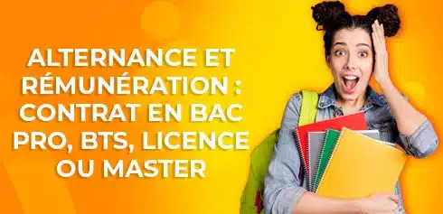 Jeune étudiante, super heureuse de découvrir qu'elle pourra avoir un salaire ne alternance