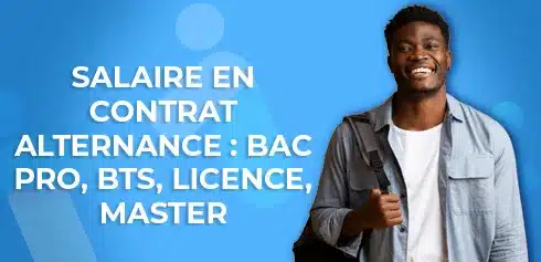 Jeune étudiant heureux de tout savoir sur le salaire en contrat d'alternance
