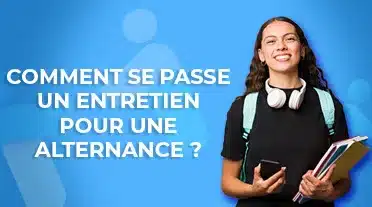 Etudiant bien préparée pour son entretien d'embauche pour une alternance