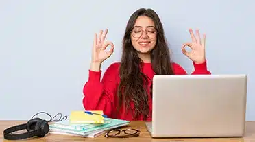 Jeunes apprentie super zen car elle as tous les conseils sur comment s'habiller pour un entretien d'embauche