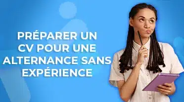 Alternante se posant des questions sur comment rédiger son CV