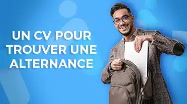 Etudiant se préparant pour son entretien après envoyé un super CV pour son alternance