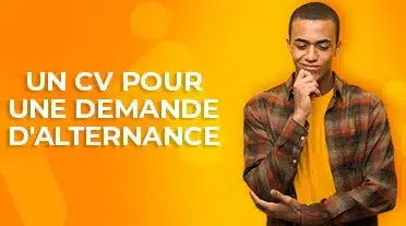 Jeune étudiant se demandant comment faire un CV pour une alternance