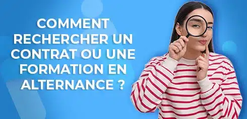 alternante étudiant à la loupe comment rechercher une formation en alternance