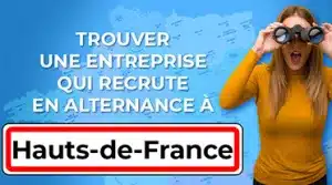 Jeune étudiante recherchant une alternance en Hauts-de-France