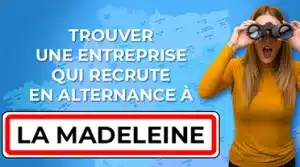 Jeune étudiante recherchant une alternance sur La Madeleine