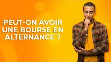 Jeune étudiant qui se pose des questions sur peut-on avoir une bourse en étant alternant ?