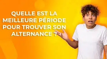 Etudiant se posant des questions sur la bonne période pour trouver son alternance
