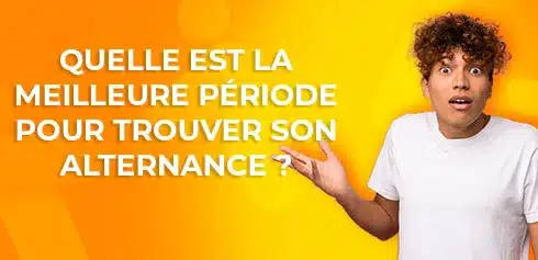 Etudiant se posant des questions sur la bonne période pour trouver son alternance