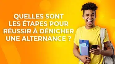 étudiant qui as réussi à trouver son alternance