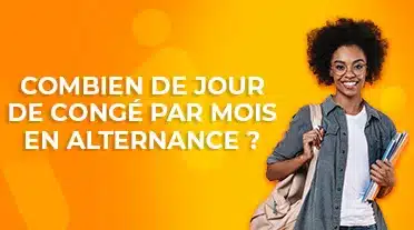 Etudiante sereine car elle as tout compris sur les congé en alternance