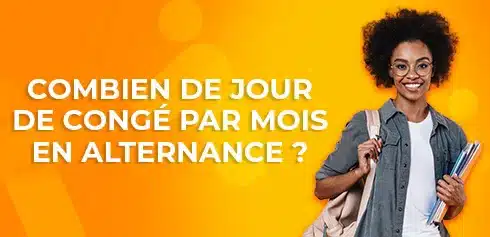Etudiante sereine car elle as tout compris sur les congé en alternance