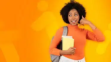 étudiante qui contacte AFi24 pour avoir tous le conseils sur les vacances en alternance