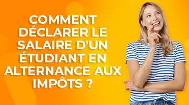 Jeune étudiante qui réfléchi à comment déclarer son salaire d'alternante