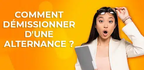 Jeunes étudiante qui découvre comment démissionner en alternance