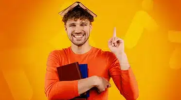 étudiant pointant du doigts les étapes clés pour trouver son apprentissage