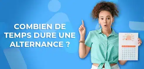 Etudiante qui se pose des questions sur combien de temps l'alternance
