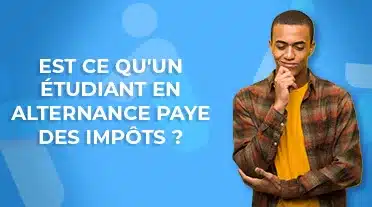 Etudiant en alternance qui se pose des questions sur les impôts