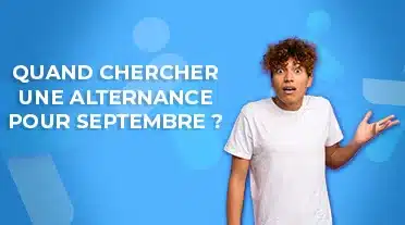 Jeune étudiant qui ce pose des questions sur quand chercher une alternance ?