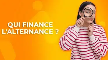 Alternante étudiant à la loupe qui finance son alternance ?