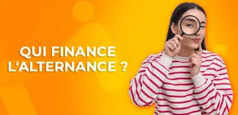 Alternante étudiant à la loupe qui finance son alternance ?