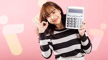 Etudiante rassuré, elle as tout calculé et elle sait tout sur son imposition