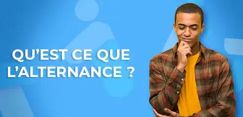Jeune étudiant qui se pose des questions sur l'alternance