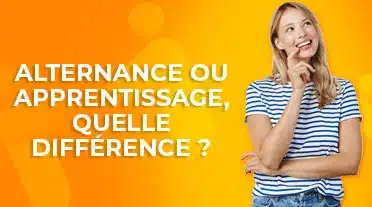 étudiante qui se demande quelle est la différence entre alternance et apprentissage