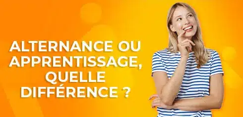 étudiante qui se demande quelle est la différence entre alternance et apprentissage