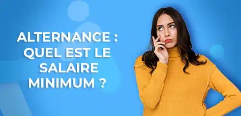 étudiante se posant des questions sur le salaires minimum en alternance