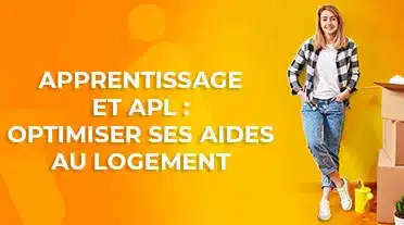 Jeune étudiante prête à déménager pour son apprentissage grâce à l'APL