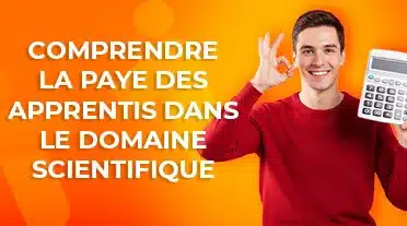 étudiant ayant tout compris à comment fonctionne la paye des apprentis dans les sciences