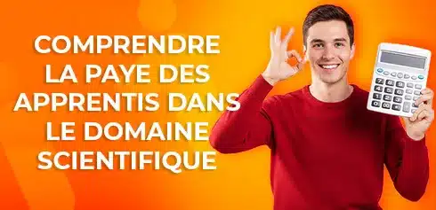 étudiant ayant tout compris à comment fonctionne la paye des apprentis dans les sciences