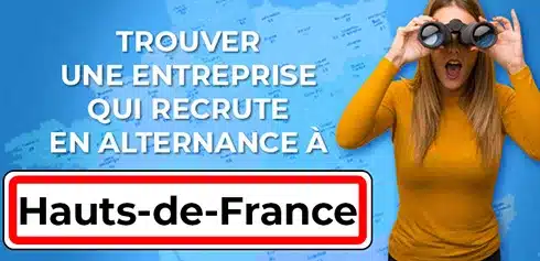 étudiante qui cherche à la jumelle une alternance dans les Hauts de France