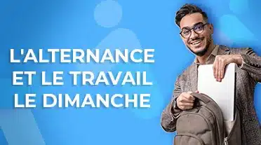 étudiant prêt à aller travailler le dimanche