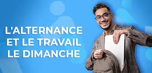 étudiant prêt à aller travailler le dimanche