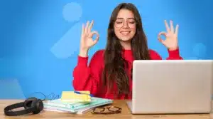 étudiante sereine car elle as tous les tuyaux pour trouver son alternance dans le Grand Est