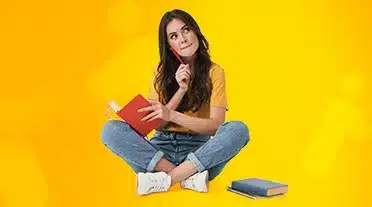 étudiante notant toutes les démarches pour trouver son alternance scientifique