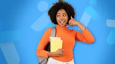 étudiante appelant des entreprises qui recrutent en France