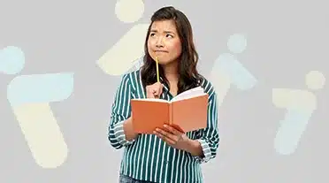 étudiante se posant des questions sur l'alternance en Pays de la Loire