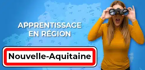 étudiante cherchant à la jumelle un apprentissage en Nouvelle-Aquitaine